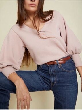 Nation LTD sweatshirt v neck top, NWOT